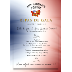 17/05/2025 - Repas de Gala du samedi soir à Bois Guilbert (76) Normandie